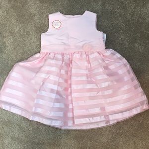18m girl pink formal holiday picture dress